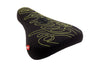 Odyssey Big Stitch Fat Seat (Black Denim w/ Fluorescent Yellow Embroidery)