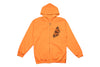 Sunday x Burn Slow Solo Flight Zipper Hoody (Safety Orange)