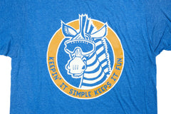 Fairdale Debra Zebra Tee (Heather Royal Blue)