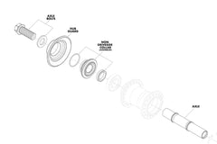 GSport Roloway Cassette Hub Parts