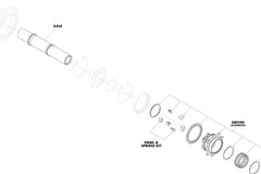 GSport Roloway Cassette Hub Parts