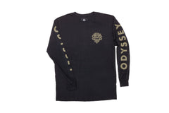 Odyssey Futura Long Sleeve (Black with Olive Ink)