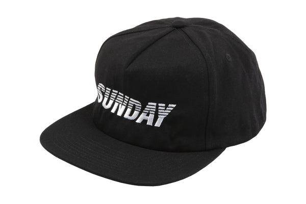 Sunday Shredd 5-Panel Unstructured Hat (Black)