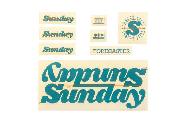 Sunday 2022 Forecaster - Brett Silva Sticker Kit