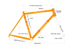 Goodship Frame and ENVE Fork Kit (Orange)